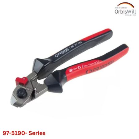 Kìm cắt cáp thép Orbis 97-5190 đầu cắt nghiêng EVOLINE