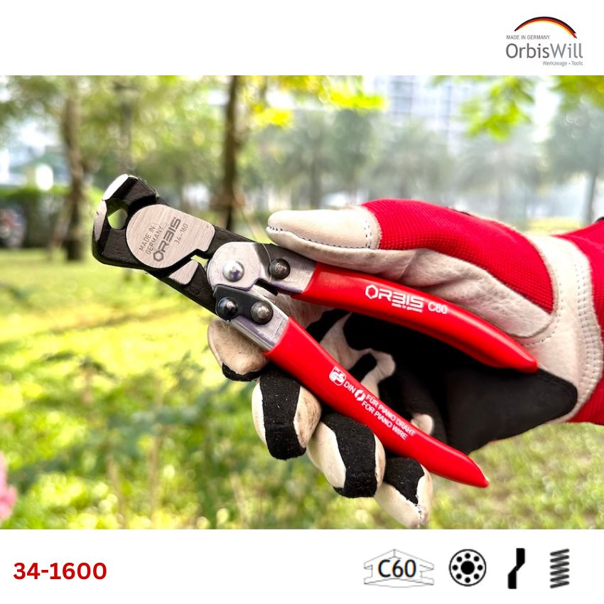 Kìm cắt đinh đầu thẳng ORBIS 34-1600