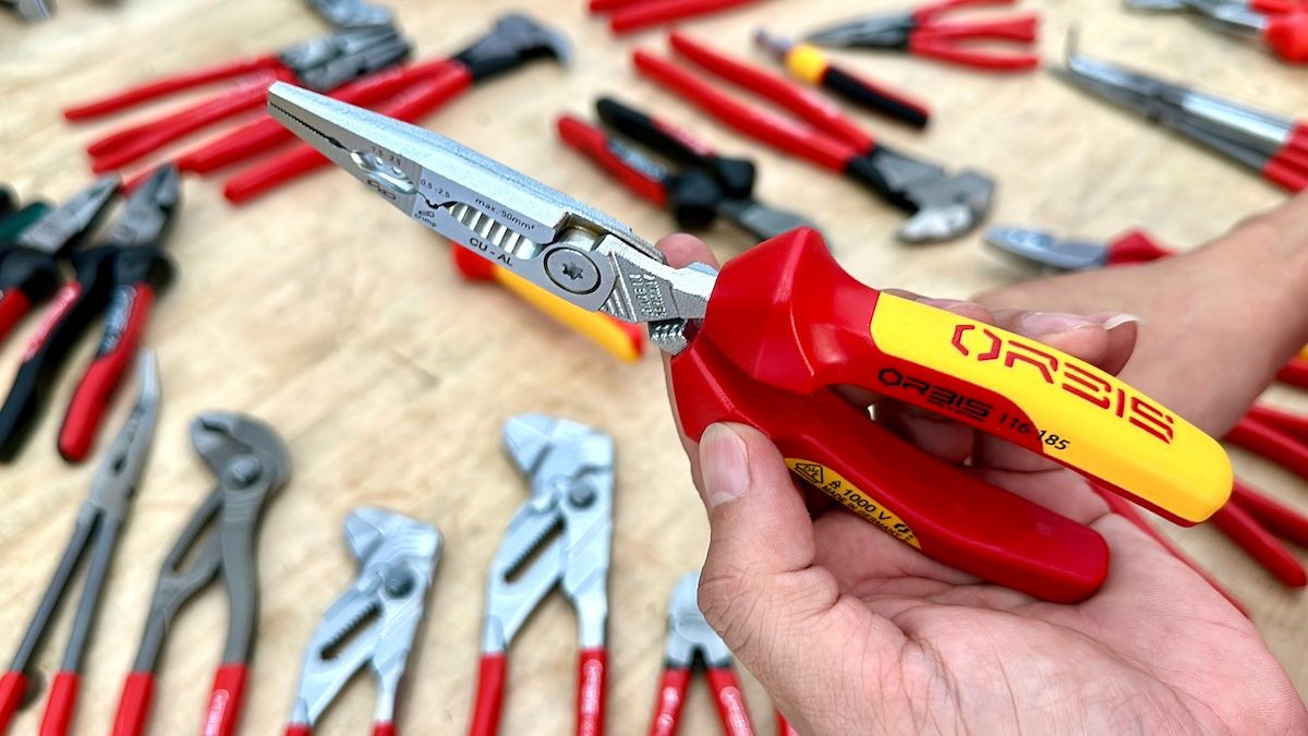 Kìm cách điện VDE 1000V đa năng Orbis 116-1850/44RV