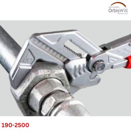 Kìm mỏ lết, nút nhấn chỉnh ngàm ORBIS 190-2500