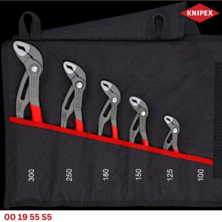 Knipex 00 19 55 S5 Cobra® Bộ Kìm Mỏ Lết 5 Chiếc