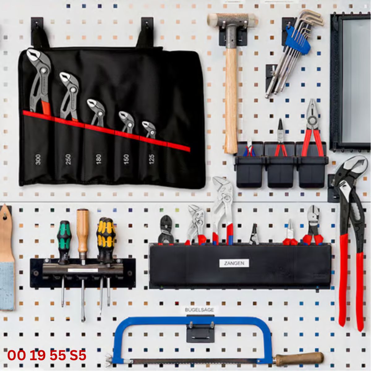 thành phần Bộ Kìm Mỏ Lết 5 Chiếc Knipex 00 19 55 S5 Cobra® 