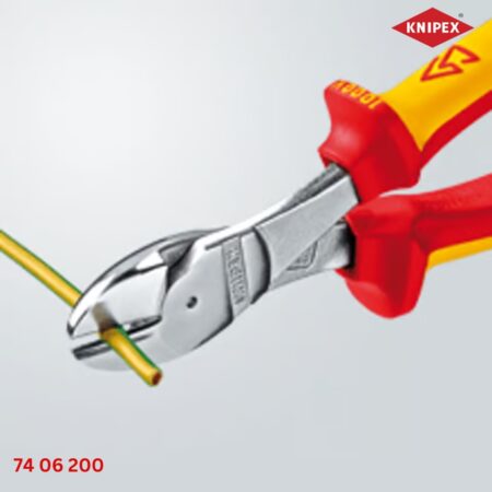 KNIPEX 74 06 200 Kìm Cắt Cộng Lực Cách Điện 1000V