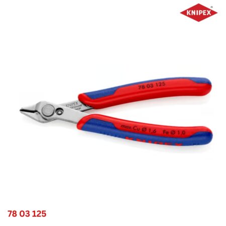 KNIPEX 78 03 125 – Kìm Cắt Linh Kiện Super Knips