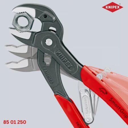 Knipex 85 01 250 - Kìm Kẹp Ống Nước Mỏ Quạ SmartGrip