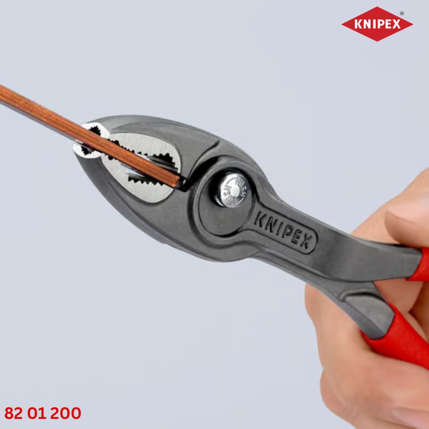 KNIPEX 82 01 200 TwinGrip - Kìm Mở Ốc Gỉ Sét