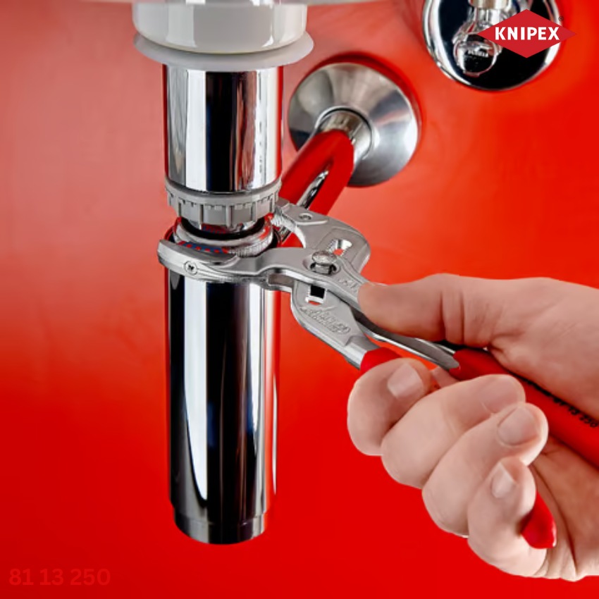 đặc tính kỹ thuật Knipex 81 13 250 Kìm Kẹp Ống Siphon Ngàm Nhựa