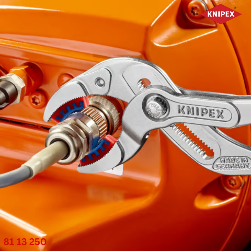 Ngàm kìm Knipex 81 13 250 Kìm Kẹp Ống Siphon Ngàm Nhựa