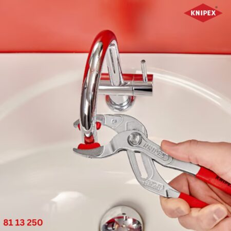 Knipex 81 13 250 Kìm Kẹp Ống Siphon Ngàm Nhựa