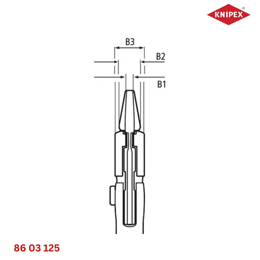 Knipex 86 03 150 Kìm Mỏ Lết Dài 150mm