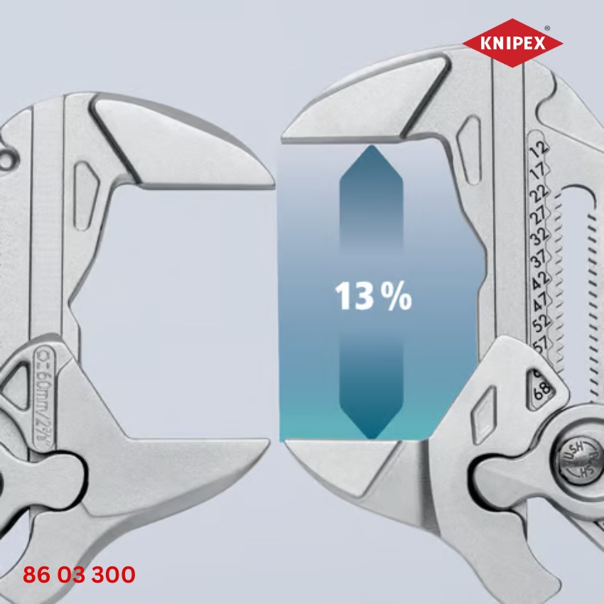 Knipex 86 03 300 - Kìm Mỏ Lết Dài 300mm