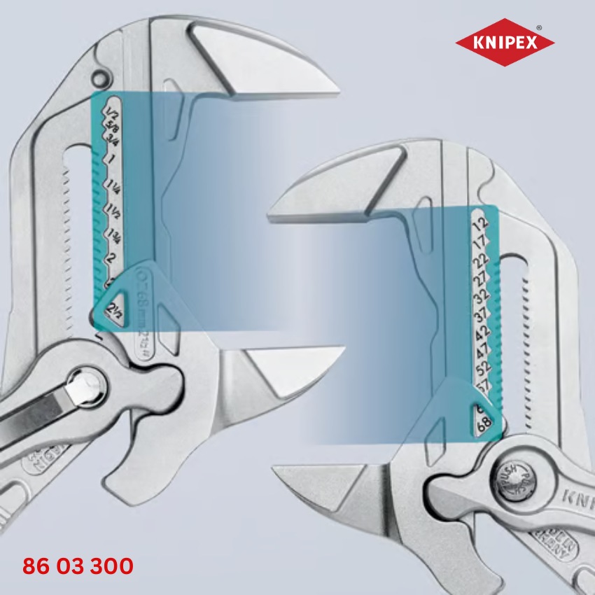 Knipex 86 03 300 - Kìm Mỏ Lết Dài 300mm