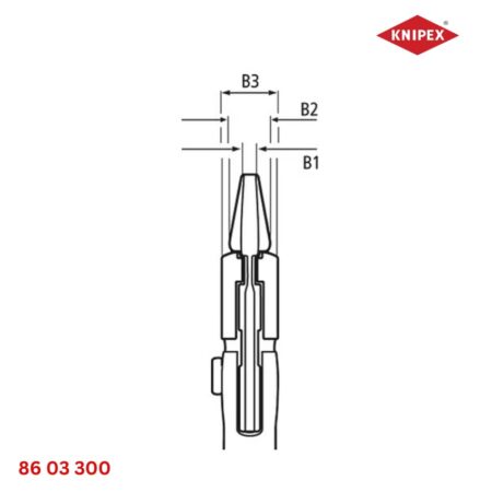 Knipex 86 03 300 - Kìm Mỏ Lết Dài 300mm