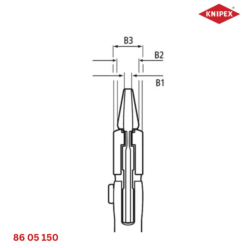 Knipex 86 05 150 Kìm Mỏ Lết Dài 150mm