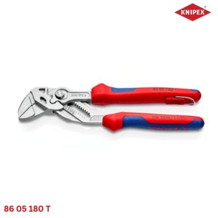 Knipex 86 05 180 T – Kìm Mỏ Lết Dài Có Móc Treo