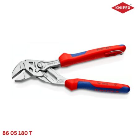 Knipex 86 05 180 T – Kìm Mỏ Lết Dài Có Móc Treo