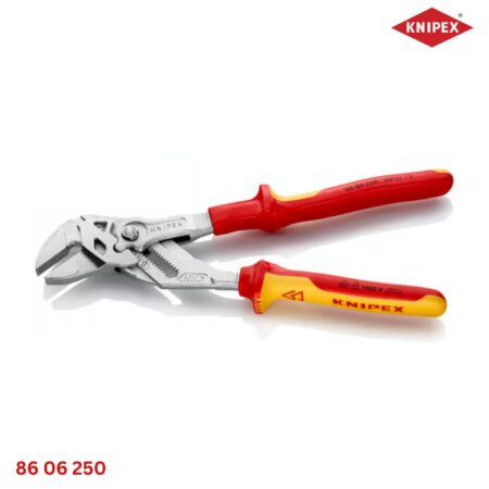Knipex 86 06 250 – Kìm Mỏ Lết Dài 250mm, Cách Điện VDE
