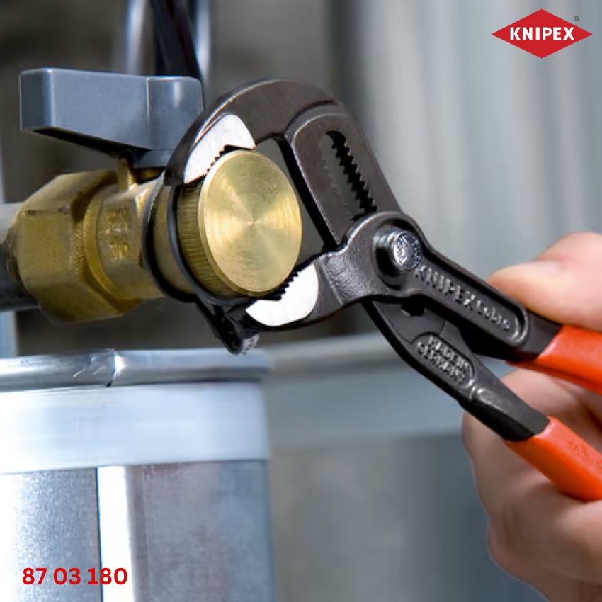 Knipex 87 03 180 Cobra – Kìm Nước Mỏ Quạ