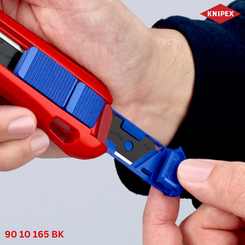 KNIPEX 90 10 165 BK CutiX Dao Rọc Có Sống Lưng