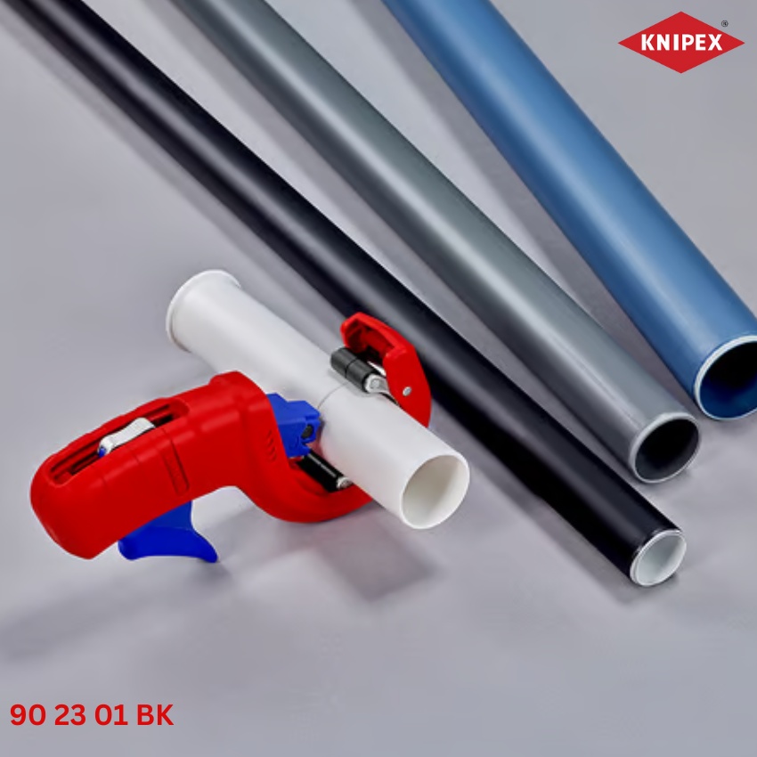 ứng dụng KNIPEX DP50 90 23 01 BK – Dụng Cụ Cắt Ống Nhựa