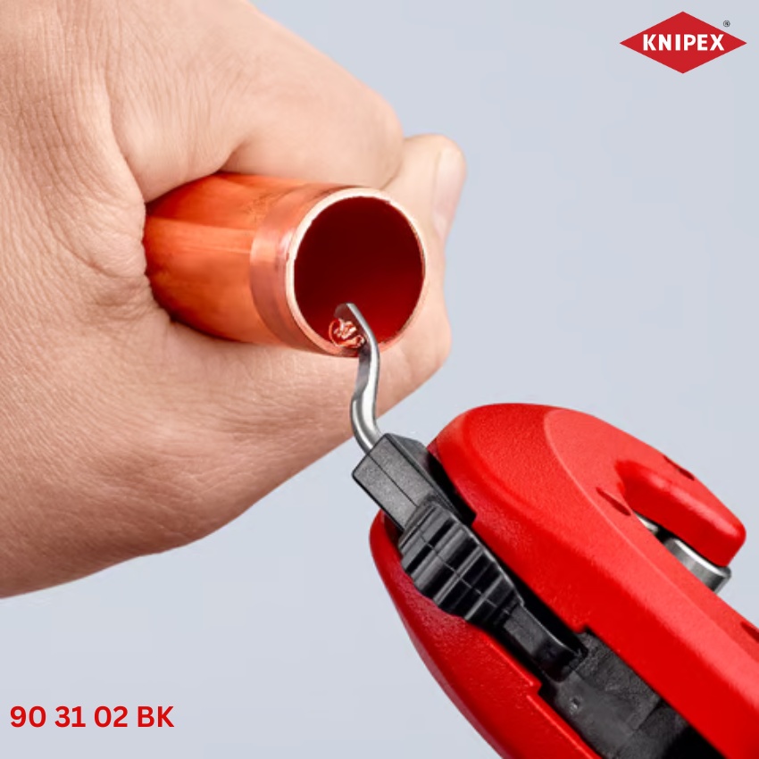 ứng dụng Knipex 90 31 02 BK TubiX Dao Cắt Ống Đồng và Inox