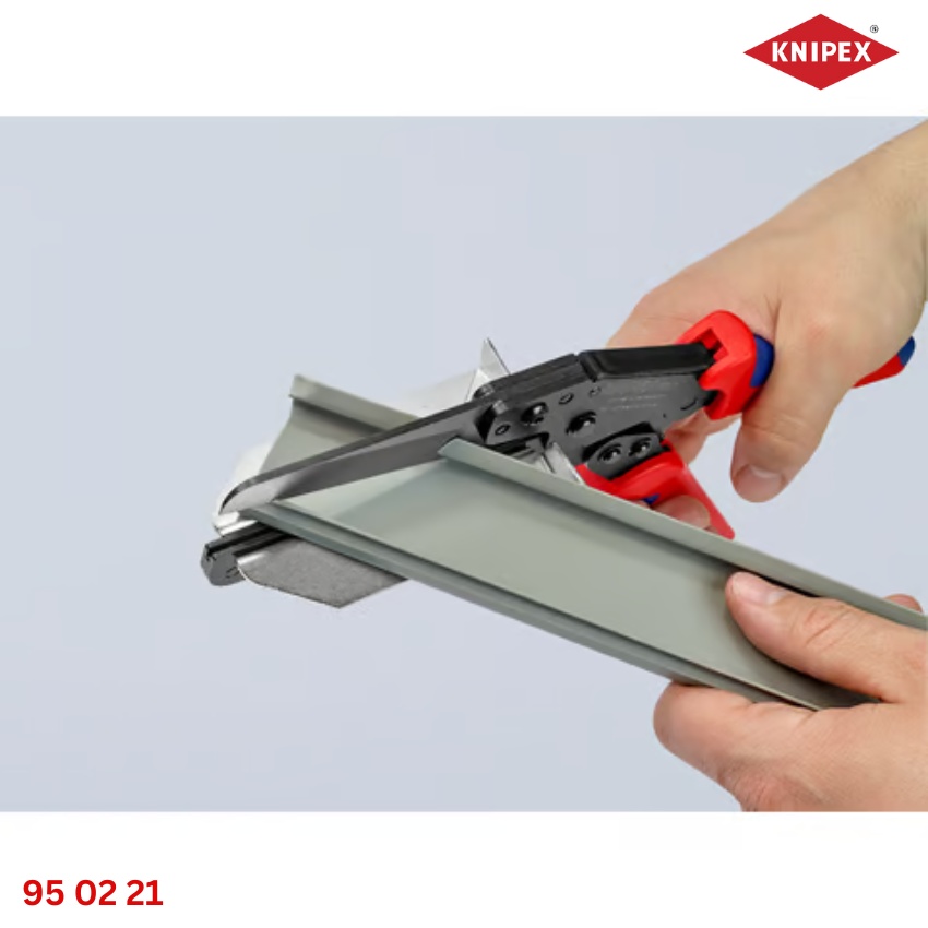 KNIPEX 95 02 21 – Kềm Cắt Máng Nhựa Vinyl Shears