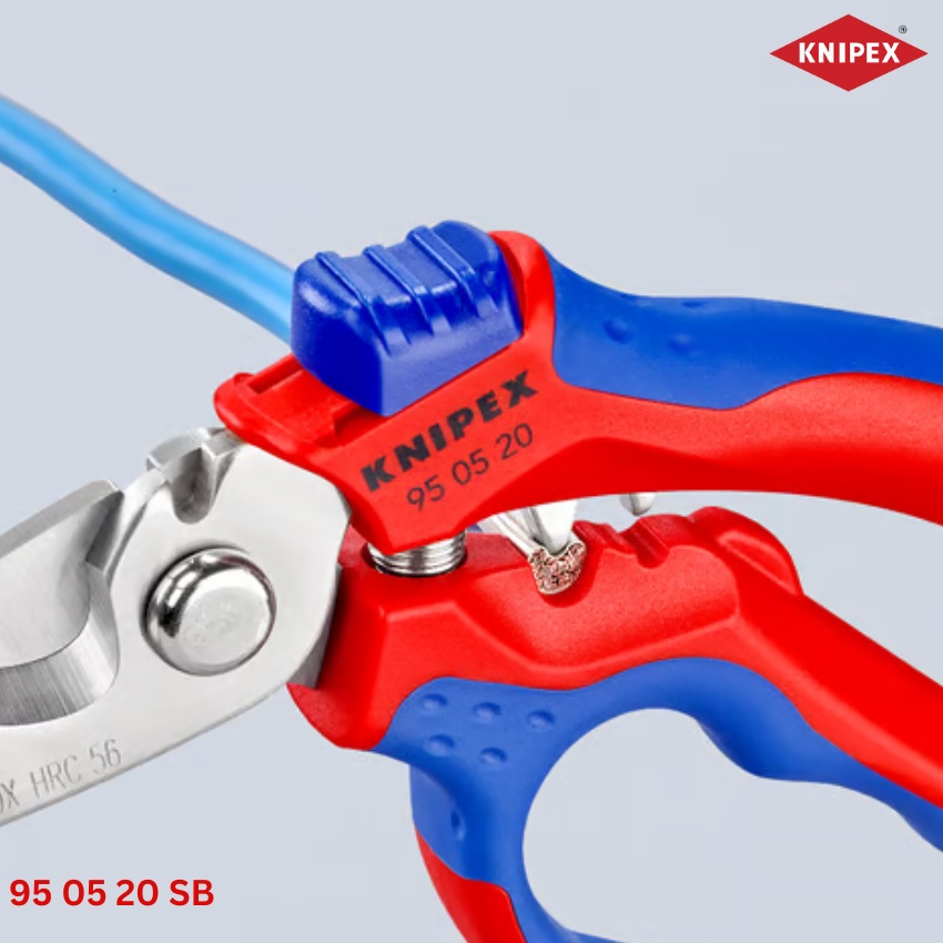Knipex 95 05 20 SB Kéo Thợ Điện Đầu Gù 45