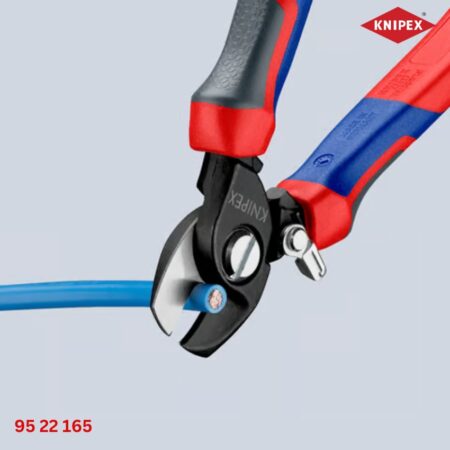 ngàm kìm KNIPEX 95 22 165: Kìm Cắt Cáp 165mm