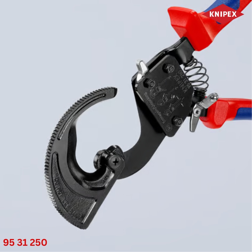 KNIPEX 95 31 250 – Kìm Cắt Cáp Đồng Nhôm