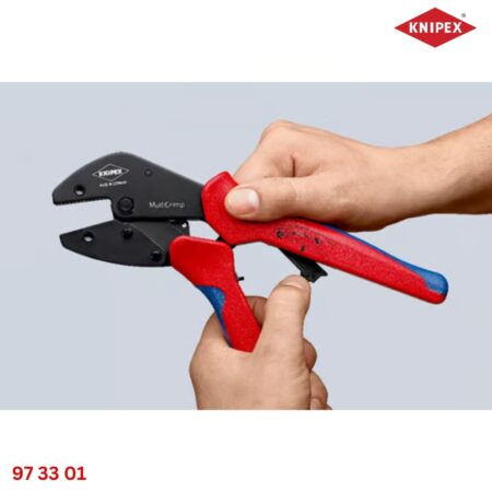 KNIPEX 97 33 01 Bộ Kìm Bấm Cos Thay Ngàm 3 MultiCrimp