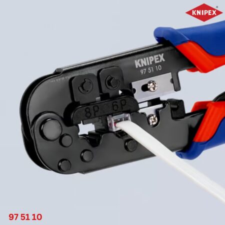 Knipex 97 51 10 – Kìm Bấm Cos Mạng RJ 11/12 và RJ 45