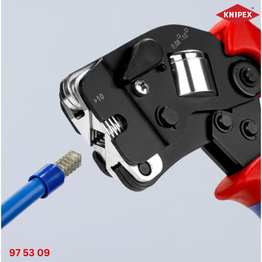 Knipex 97 53 09 Kìm Bấm Cos pin rỗng 0.08 – 10 mm2