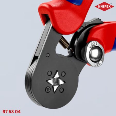 Knipex 97 53 04 ngàm Kìm bấm cos pin rỗng wine ferrules
