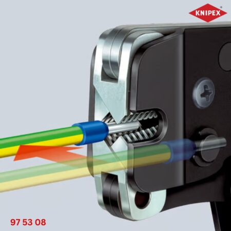 Knipex 97 53 08 – Kìm Bấm Cos Pin Rỗng Chuyên Nghiệp