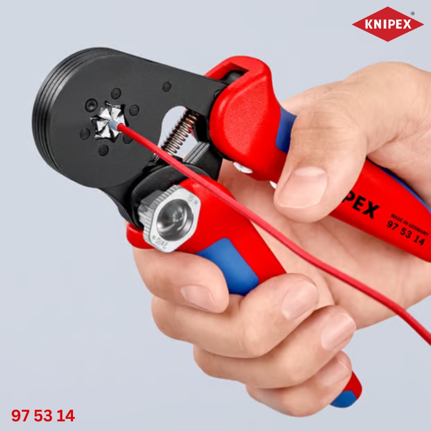 Kìm Bấm Cos Pin Rỗng Chuyên Dụng Knipex 97 53 14 ảnh 3
