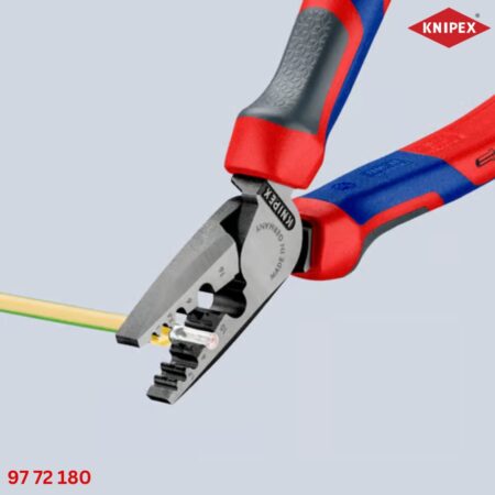 Knipex 97 72 180 Kìm Bấm Cos Pin Rỗng