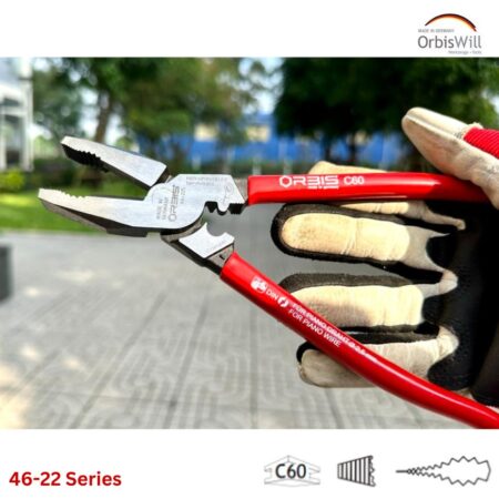 Kìm bấm cos đầu bằng, cách điện 1000V VDE ORBIS 46-22 Series