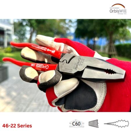 Kìm bấm cos đầu bằng, cách điện 1000V VDE ORBIS 46-22 Series