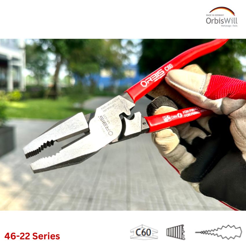 Kìm bấm cos Orbis 46-22 VDE cách điện