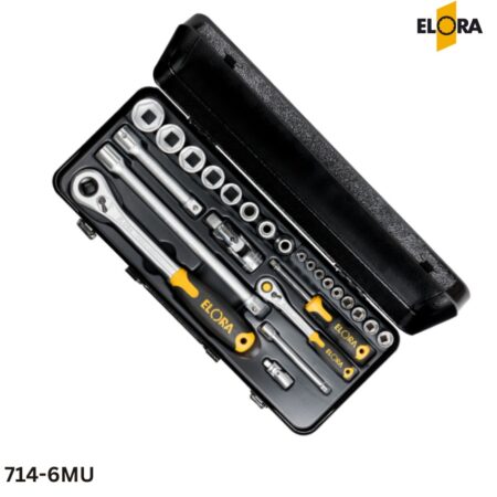 714-6MU Elora: Bộ tuýp 25 chi tiết hệ mét