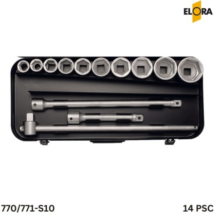 770/771 S10 ELORA Bộ tuýp 14 chi tiết 3/4 inch