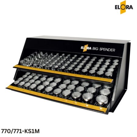 770/771-KS1M Elora Bộ tuýp hệ mét 150 chi tiết, 1/2 inch