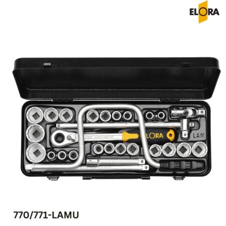 770/771-LAMU Elora Bộ tuýp đa năng hệ mét 28 chi tiết