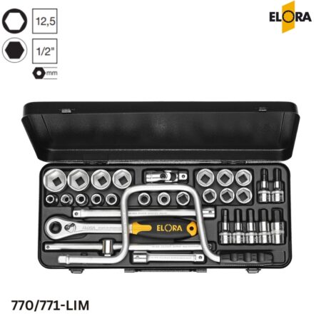 770/771-LIM Elora - Bộ tuýp đa năng hệ mét 31 chi tiết