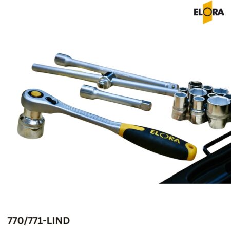 ELORA 770/771-LIND Bộ tuýp 19 chi tiết, vuông 1/2