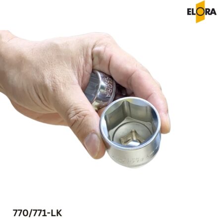ELORA 770/771-LK Bộ tuýp đầu vuông 1/2″ 15 chi tiết