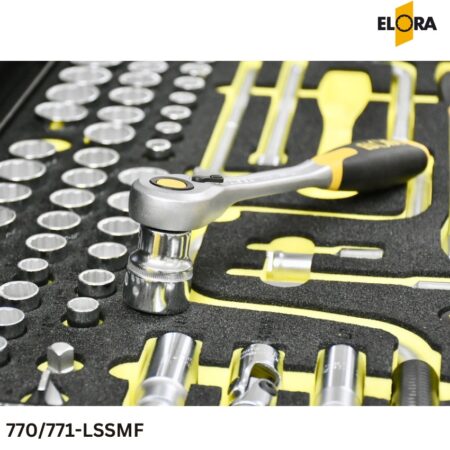 770/771-LSSMF ELORA Bộ tuýp đa năng hệ mét 57 chi tiết