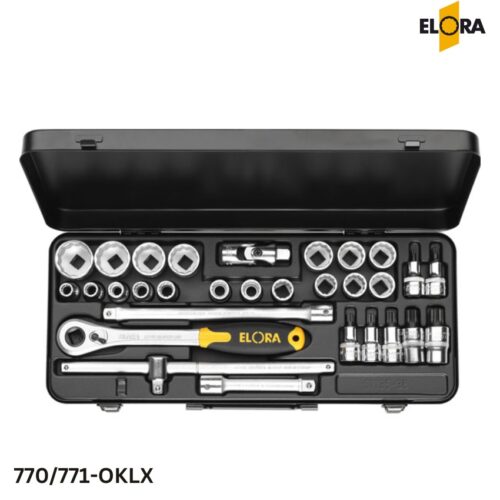 770/771-OKLX Elora - Bộ tuýp đa năng hệ mét 30 chi tiết
