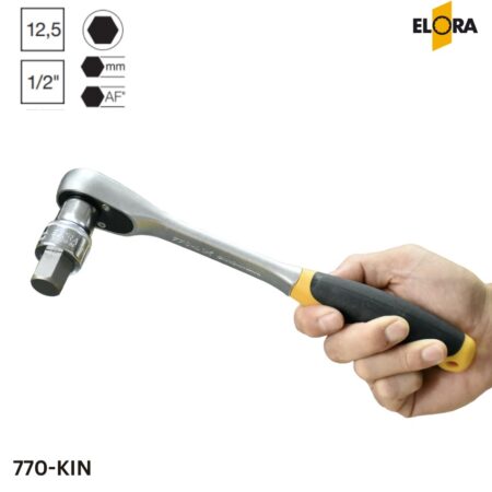 770-KIN Elora: Bộ đầu tuýp vặn vít lục giác 1/2 inch