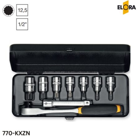 770-KXZN Elora - Bộ đầu tuýp vặn vít đa năng 1/2 inch
